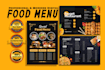 create modify redesign food menu and promotional offer card