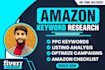 amazon listing keywords research for fba product listing
