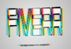 make a glitch video intro for your logo or text