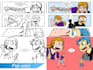 do the comic coloring with best quality