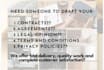 draft legal documents, agreements, research articles and contracts