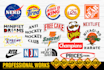 recreate, remake, spoof, nostalgic parody logo with your name