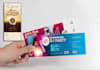 create professional event ticket, or concert ticket design