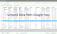 extract data from google map