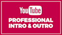do youtube intro and outro,trailer video with logo animation
