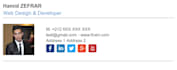 create and design a pro clickable email signature