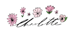 hand draw a flower power logo