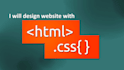 design website with html css and javascript