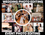 do event and wedding photo editing in lightroom