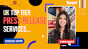 offer UK press release writing with UK distributions