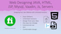 do web designing with java vaadin jsp