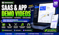 create professional saas walkthrough and app demo videos