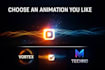 create 5 professional animated logo intros in full HD
