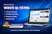qa test your website or web application
