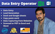 do perfect data entry, lead generation and copy paste work