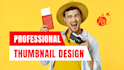 professionally design youtube thumbnail