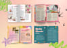 design aesthetic magazine or zine as your request