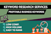 do profitable keyword research for your business website