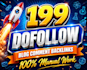 do 199 high quality dofollow blog comments backlinks