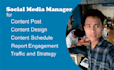 be your social media manager and content designer