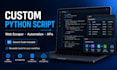 build a python web scraper or automation tool