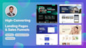design a landing page, sales page or sales funnel