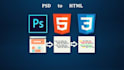 convert psd to html