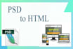 do convert PSD figma xd to html design