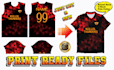 layout your jersey design into cut sew pattern for sublimation print