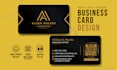 design a modern luxury business card with qr code for you
