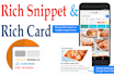 create schema markup,structured data and rich card