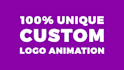 create a unique logo animation intro video