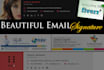 design professional email signature