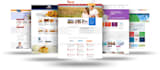 creative website design with responsive