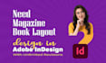 design magazine and book layout in adobe indesign