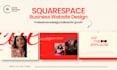 design or redesign squarespace business website