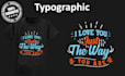 minimalist typography t shirt design merch by amazon