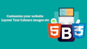 customize html, css, bootstrap website
