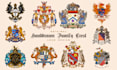 make professional family crest coat of arms logo design