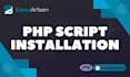 install codecanyon and any PHP script on the server