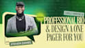 write a professional bio and design a one pager