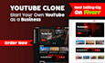 create a video sharing streaming website like youtube