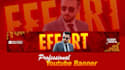 design a professional youtube banner and channel art
