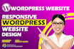 design and develop a fully responsive wordpress website