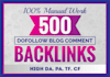 do 500 dofollow blog comment skyrocket SEO backlinks