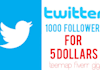 give you 1000 Top Quality Twitter Followers