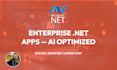 build enterprise dot net web apps to maximize ai utilization and minimize cost