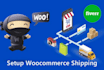 configure woo commerce shipping