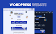 build modern wordpress website for your business