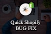 fix issues on your shopify store